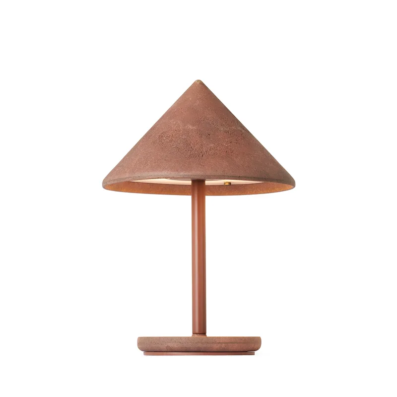Terra Portable Lamp by Mater in Coffee Rust Red – product photo