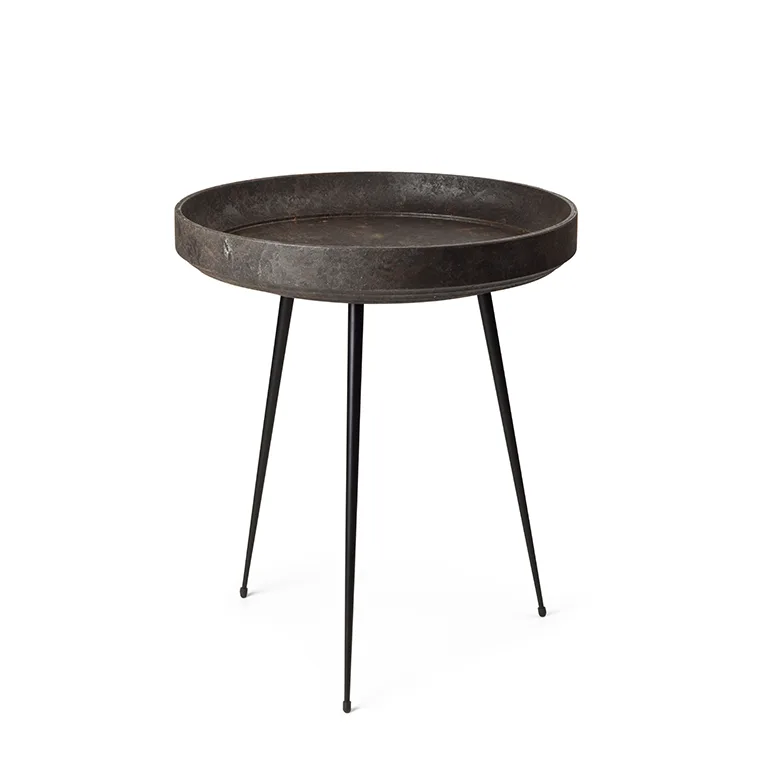 Bowl Table by Mater in Coffee Waste Black, M – product photo