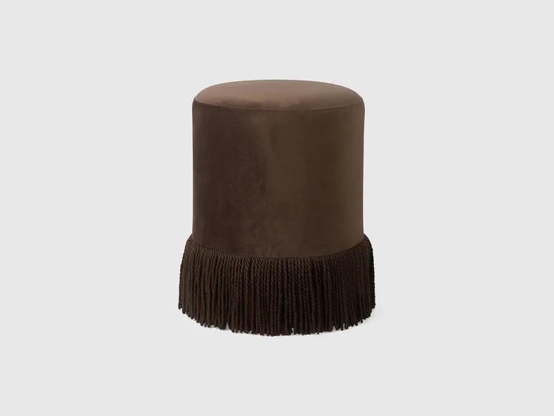 Gigi Pouf Dark Brown by Meublé – product photo