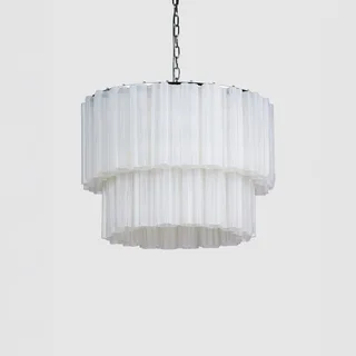Fontaine Chandelier 2-Layer Black/White de Meublé – photo du produit 2 sur 3
