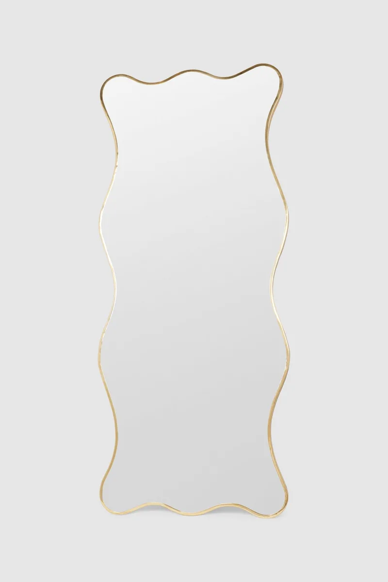 Bonie mirror large Brass by Meublé – product photo