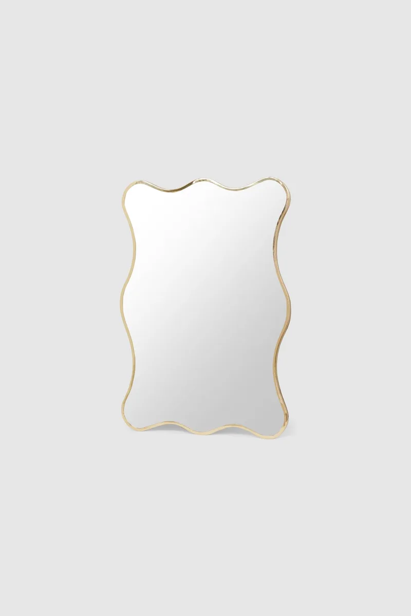 Bonie mirror small brass van Meublé – productfoto