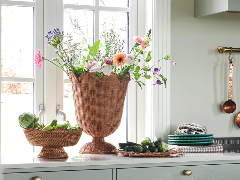 Pam Rattan Basket L by Meublé – interior photo 1 of 3