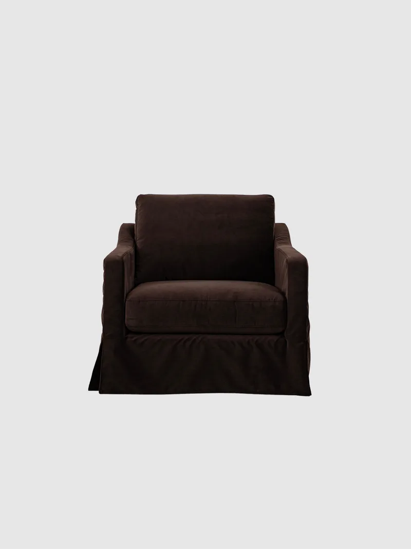 Eden Lounge Chair - Chocolate Brown de Meublé – photo du produit