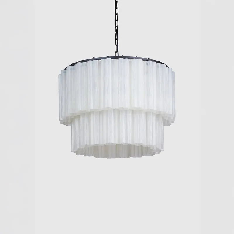 Fontaine Chandelier 2-Layer Black/White de Meublé – photo du produit 3 sur 3