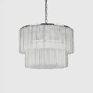 Fontaine Chandelier 2-Layer Black/White de Meublé – photo du produit 1 sur 3