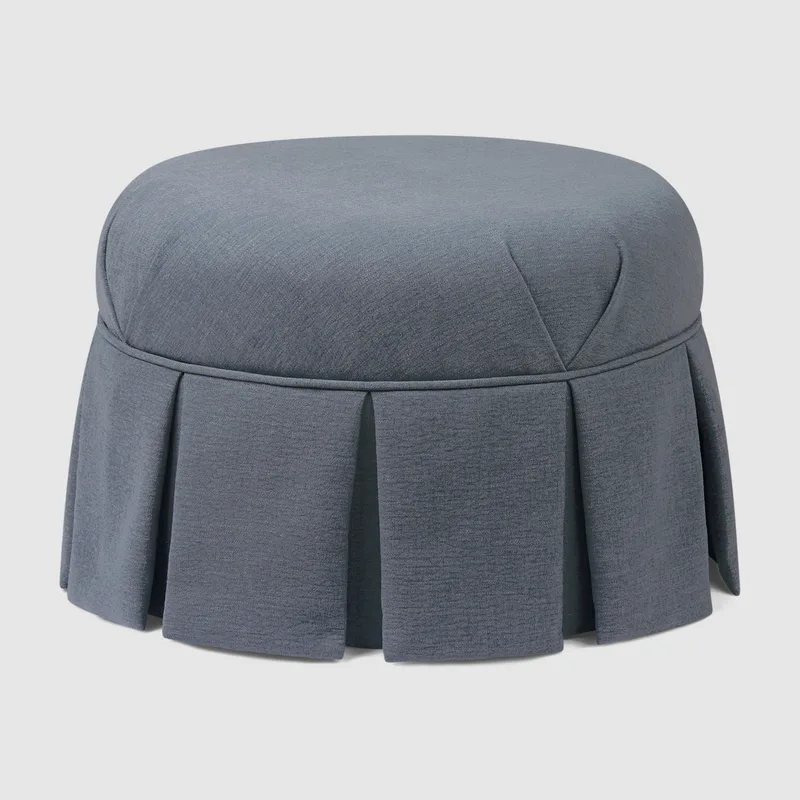 Sophie Pouf L Dusty Blue van Meublé – productfoto