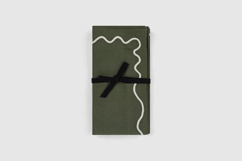 Jules Napkin 4-pk - Forest Green de Meublé – photo du produit