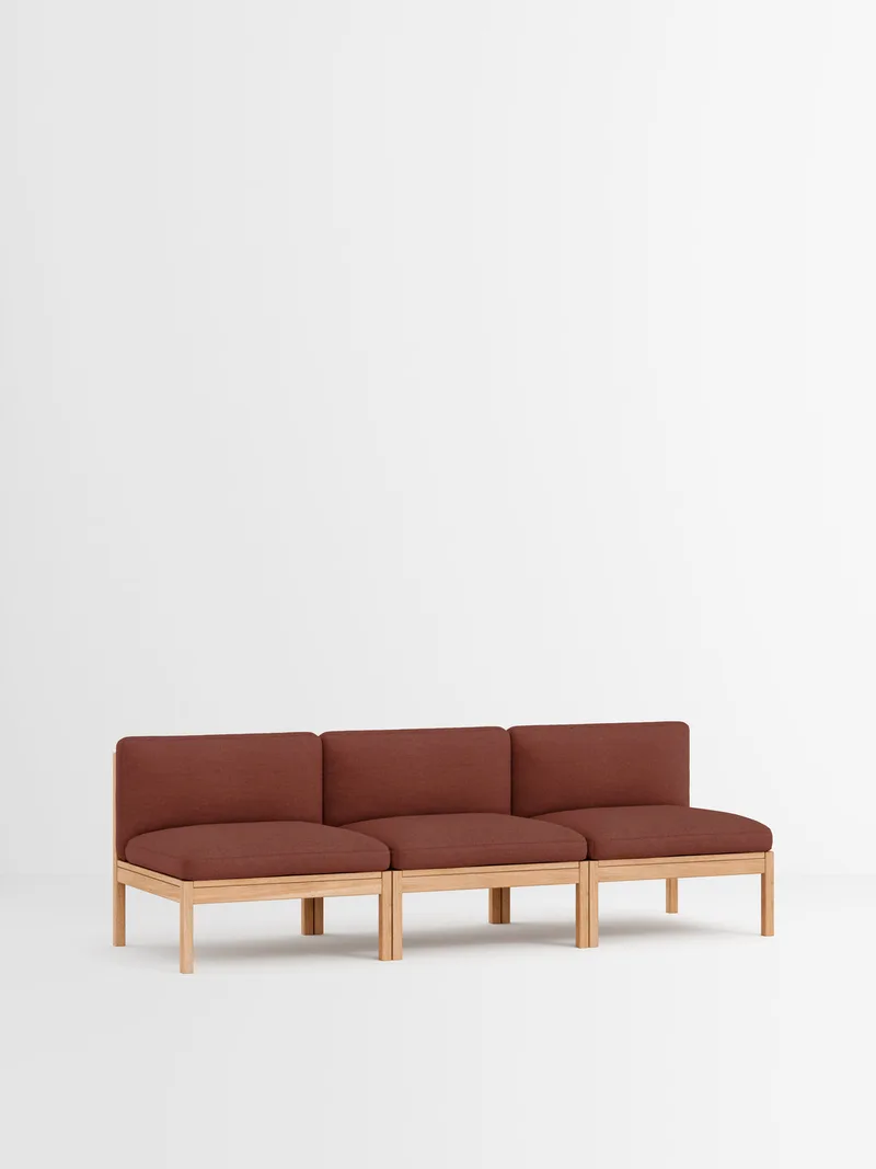 3 Seater Sofa van MOEBE in Autumn, Autumn 101, Oak – productfoto 31 van 34