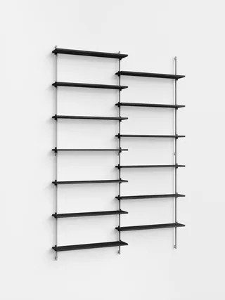 Wall Shelving – ws.230.2 von MOEBE in Black – Produktfoto 3 von 5