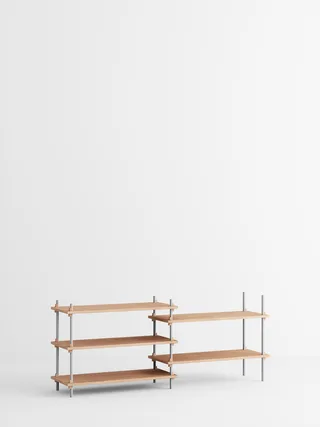 Shelving System – s.65.2.A von MOEBE in Black – Produktfoto 1 von 4