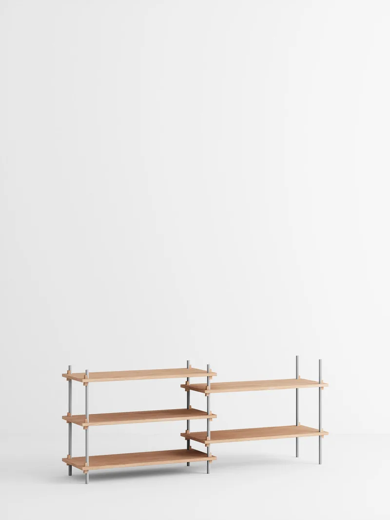 Shelving System – s.65.2.A von MOEBE in Black – Produktfoto 1 von 4