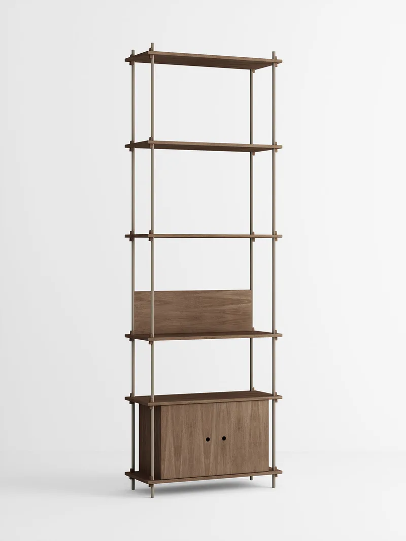 Shelving System – s.255.1.B by MOEBE in Smoked-Oak/Warm-Grey – product photo 4 of 4