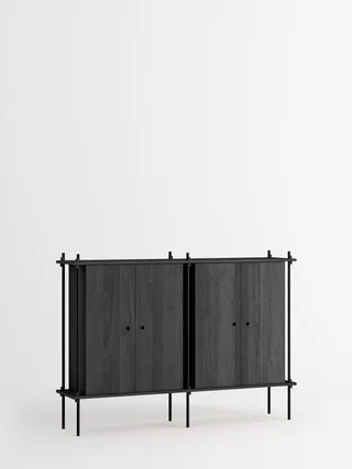 Shelving System – s.115.2.E by MOEBE in Black – product photo 4 of 4