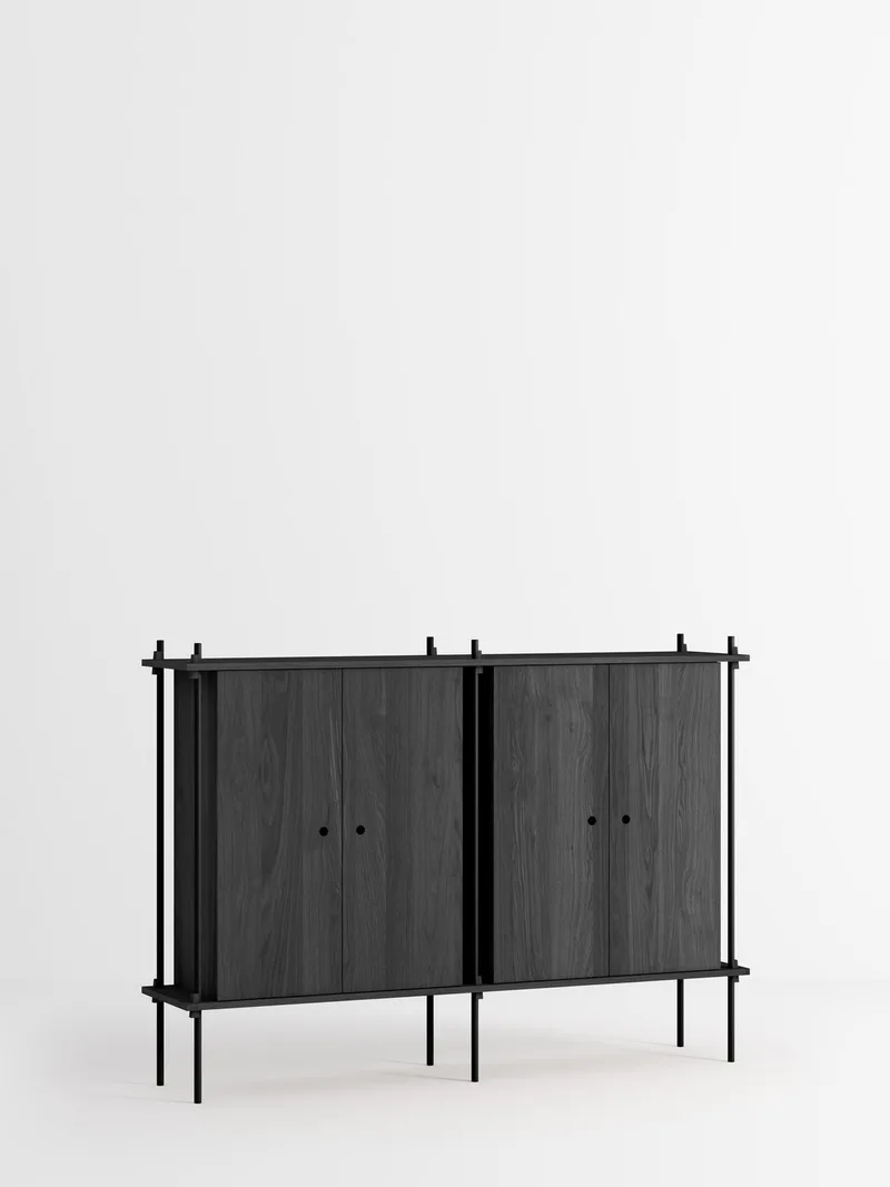 Shelving System – s.115.2.E by MOEBE in Black – product photo 4 of 4