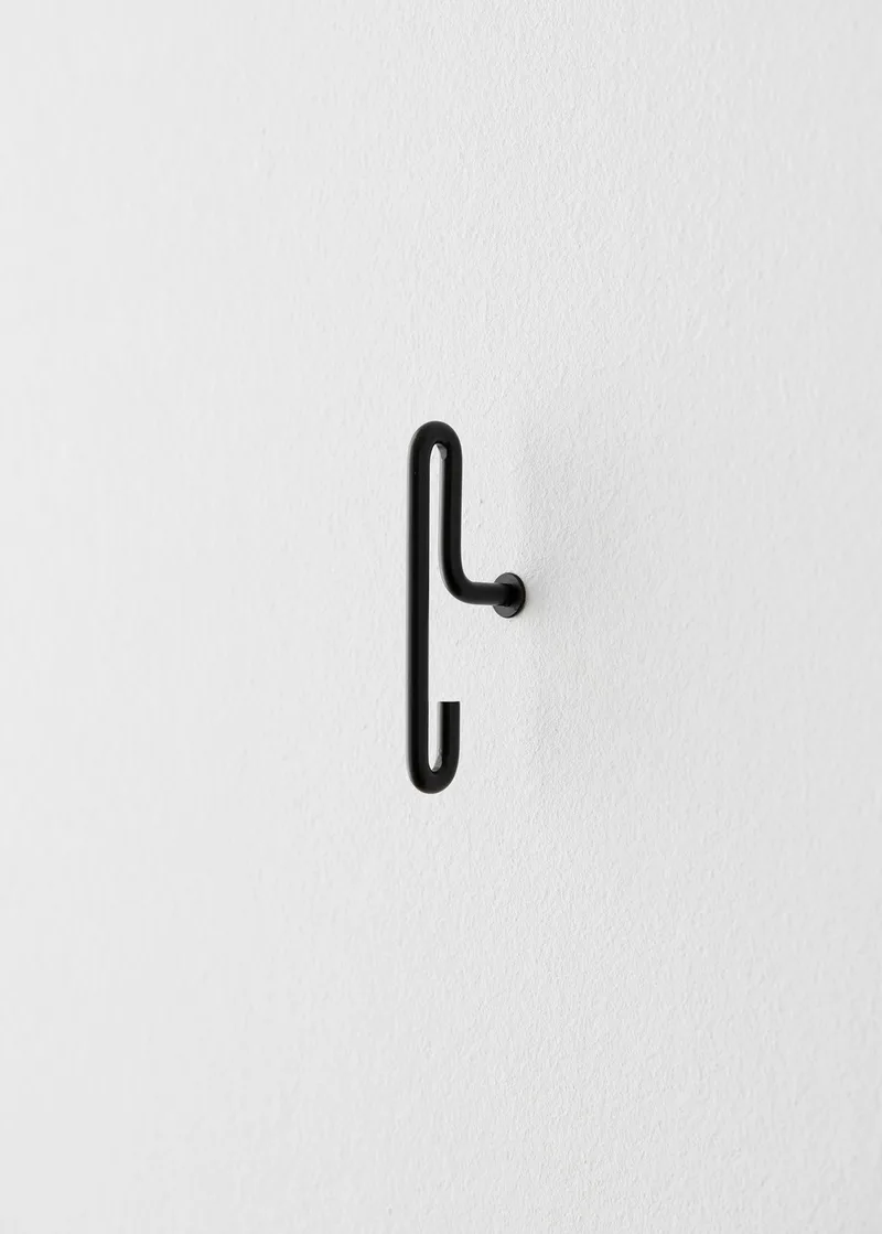 Wall Hook von MOEBE in Small (2 pcs.), Black – Produktfoto