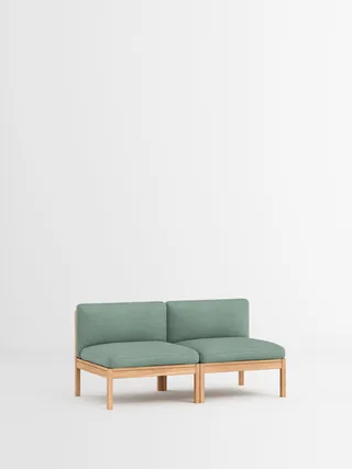 2 Seater Sofa von MOEBE in Autumn, Autumn 101, Oak – Produktfoto 29 von 34