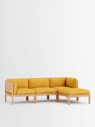 Modular Sofa by MOEBE in Autumn, Autumn 971, Oak – product photo 1 of 14