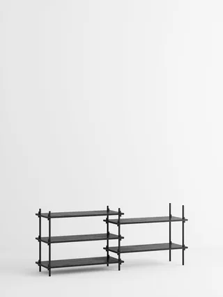 Shelving System – s.65.2.A von MOEBE in Black – Produktfoto 4 von 4