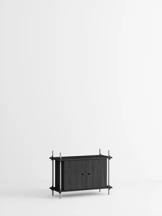 Shelving System – s.65.1.B by MOEBE in Black – product photo 2 of 4