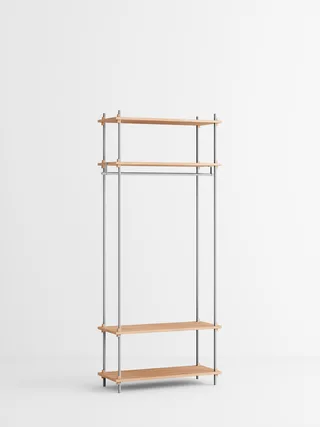 Shelving System – s.200.1.F by MOEBE in Black – product photo 1 of 4