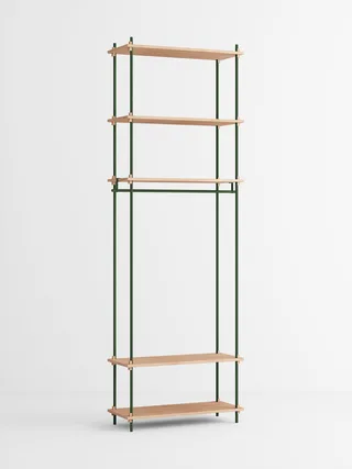 Shelving System – s.255.1.F by MOEBE in Oak/Pine-Green – product photo 4 of 4
