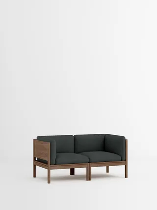 2 Seater Sofa with Sides by MOEBE in Re-Wool 2, Re-Wool 2 – 987, Smoked Oak – product photo 35 of 35