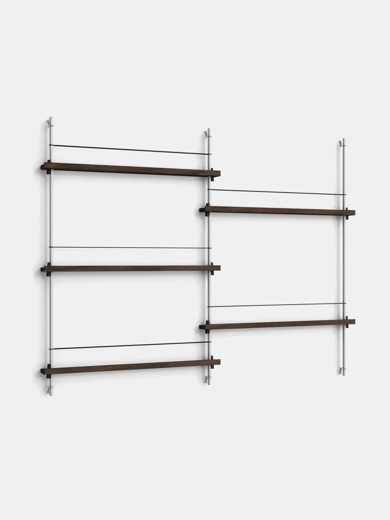 Magazine Shelving – MS.115.2 by MOEBE in Black – product photo 4 of 13