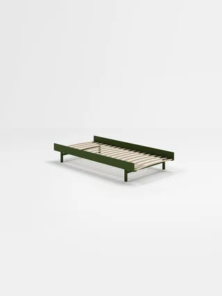 Bed 90 cm by MOEBE in Pine Green, Low – None, 90 – product photo 25 of 25