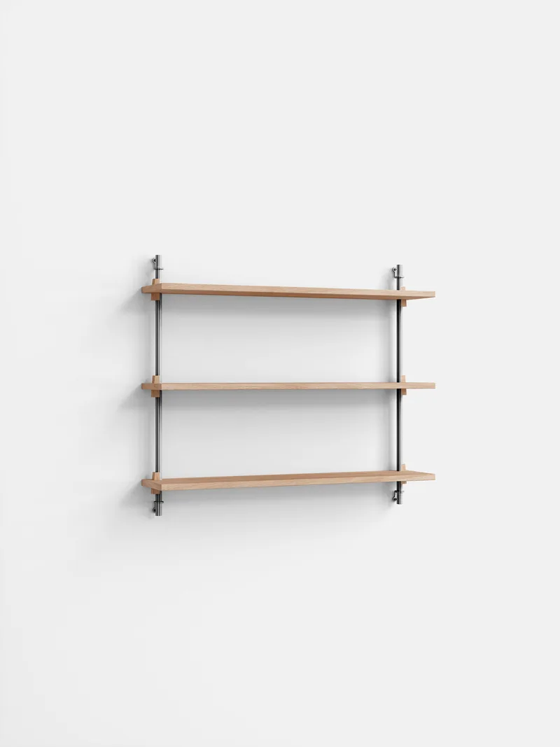 Wall Shelving – ws.65.1 von MOEBE in Black – Produktfoto 1 von 4