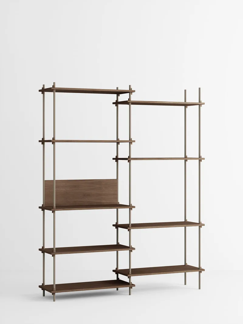 Shelving System – s.200.2.A by MOEBE in Smoked-Oak/Warm-Grey – product photo 4 of 4