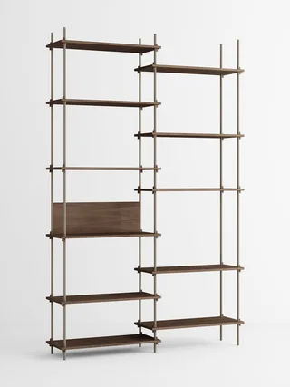 Shelving System – s.255.2.A by MOEBE in Smoked-Oak/Warm-Grey – product photo 4 of 4