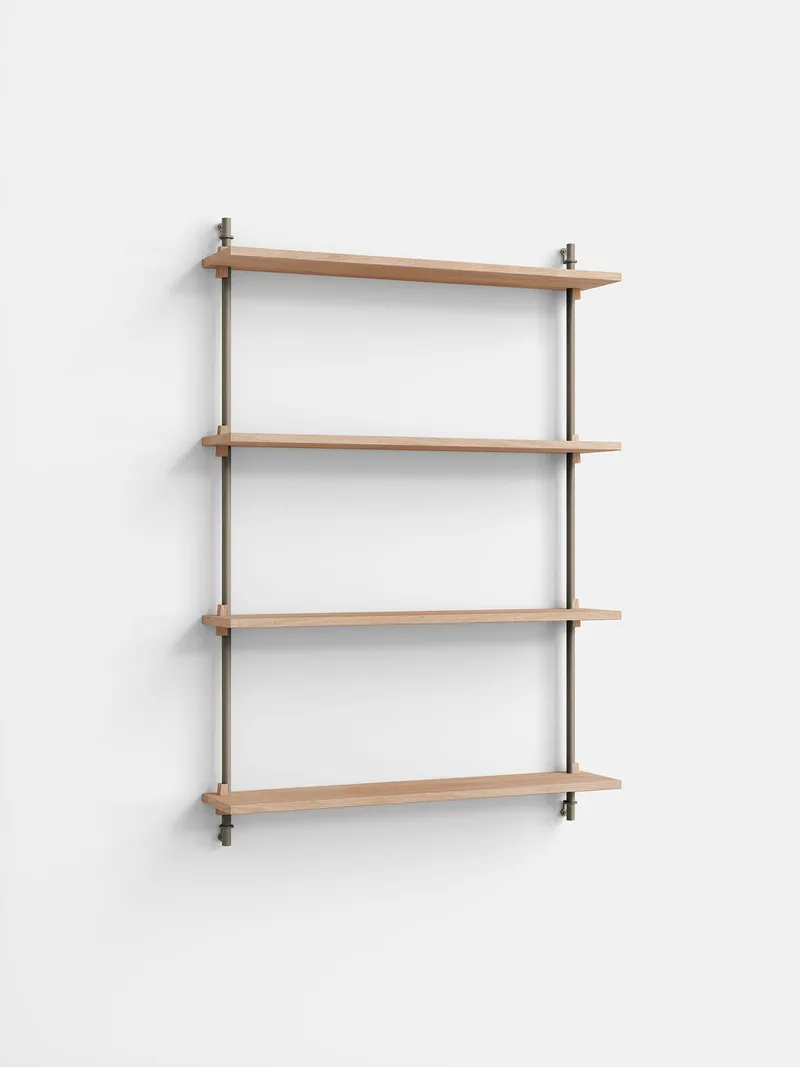 Wall Shelving – ws.115.1 by MOEBE in Oak/Warm-Grey – product photo 4 of 4