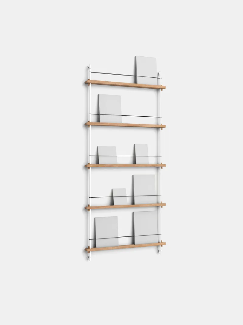 Magazine Shelving – MS.180.1 van MOEBE in Black – productfoto 2 van 10