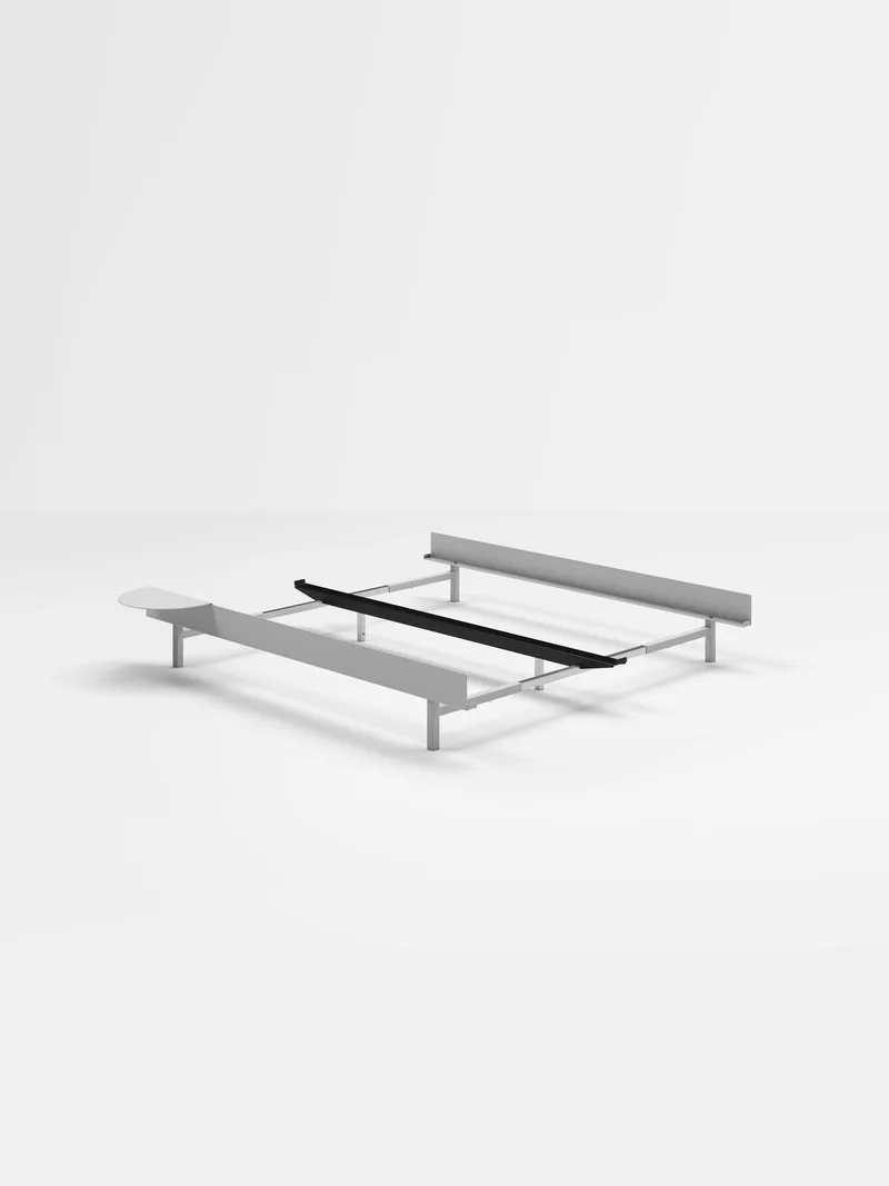 Bed 90 – 180 cm (Low) by MOEBE in Stainless Steel, 1, I'll get my own – product photo 15 of 15