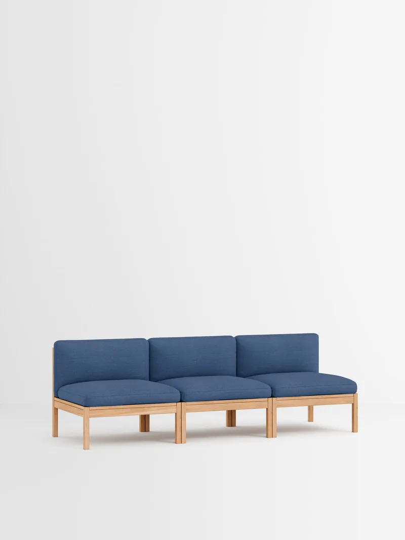 3 Seater Sofa van MOEBE in Autumn, Autumn 101, Oak – productfoto 30 van 34