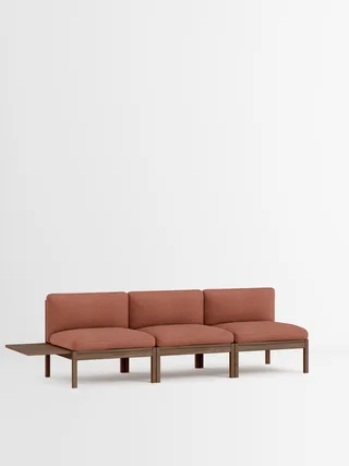 3 Seater Sofa with 1 Side Table by MOEBE in Autumn, Autumn 551, Smoked Oak – product photo 35 of 35