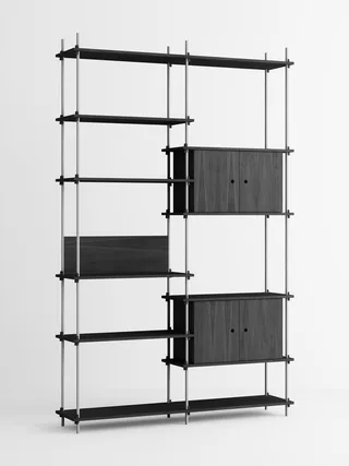Shelving System – s.255.2.C by MOEBE in Black – product photo 2 of 4