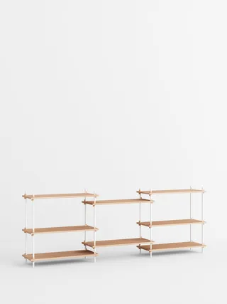 Shelving System – s.85.3.A van MOEBE in Oak/White – productfoto 4 van 4