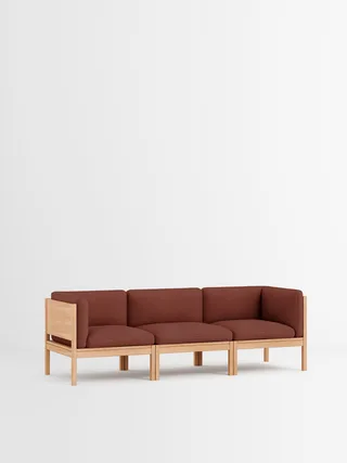 3 Seater Sofa with Sides von MOEBE in Autumn, Autumn 101, Oak – Produktfoto 31 von 34