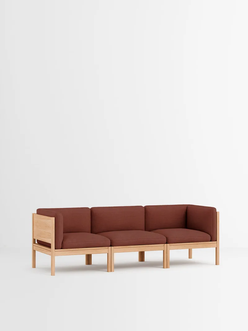 3 Seater Sofa with Sides von MOEBE in Autumn, Autumn 101, Oak – Produktfoto 31 von 34