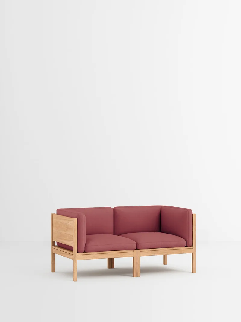 2 Seater Sofa with Sides by MOEBE in Autumn, Autumn 101, Oak – product photo 19 of 34