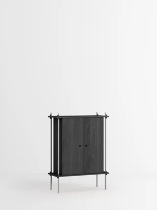 Shelving System – s.115.1.C von MOEBE in Black – Produktfoto 2 von 4