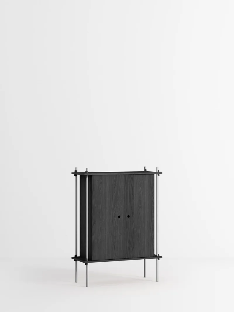 Shelving System – s.115.1.C von MOEBE in Black – Produktfoto 2 von 4
