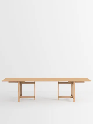 Rectangular Dining Table de MOEBE en 160 cm, 2, Burgundy – photo du produit 12 sur 13