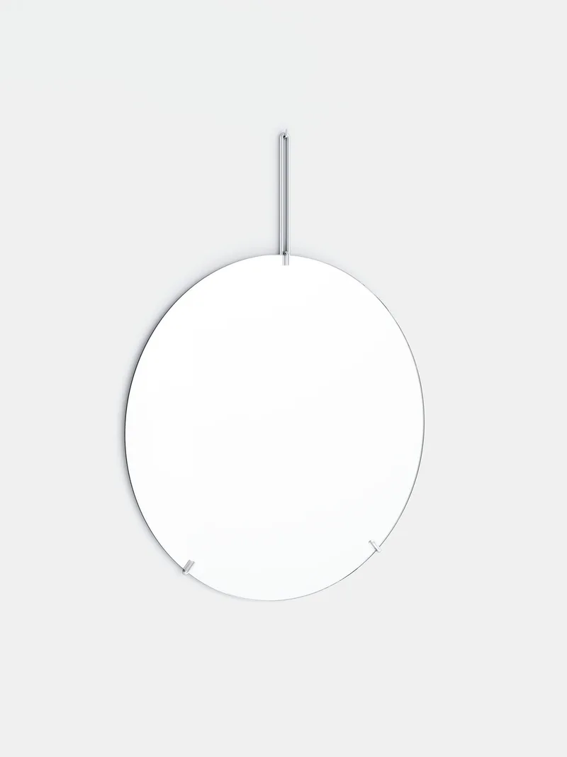 Wall Mirror by MOEBE in Ø30, Black – product photo 2 of 8