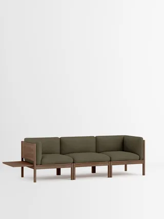 3 Seater Sofa with Sides + 1 Side Table de MOEBE en Re-Wool 2, Re-Wool 2 – 977, Smoked Oak – photo du produit 35 sur 35