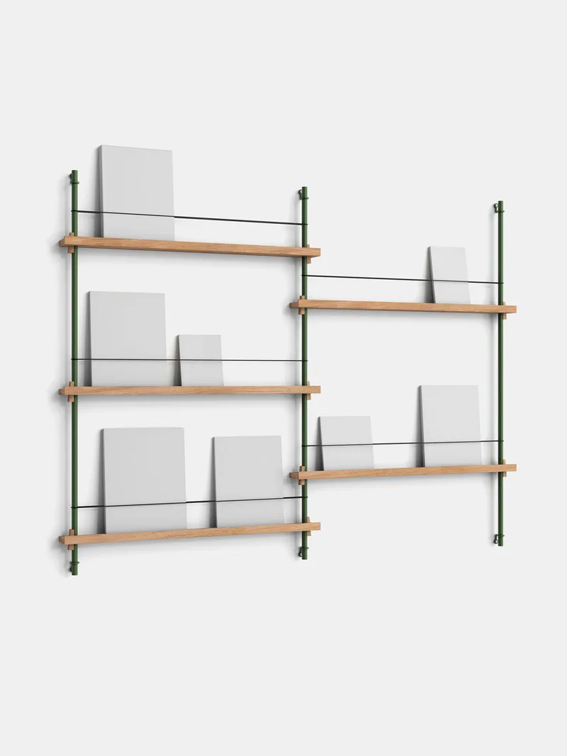 Magazine Shelving – MS.115.2 by MOEBE in Black – product photo 12 of 13