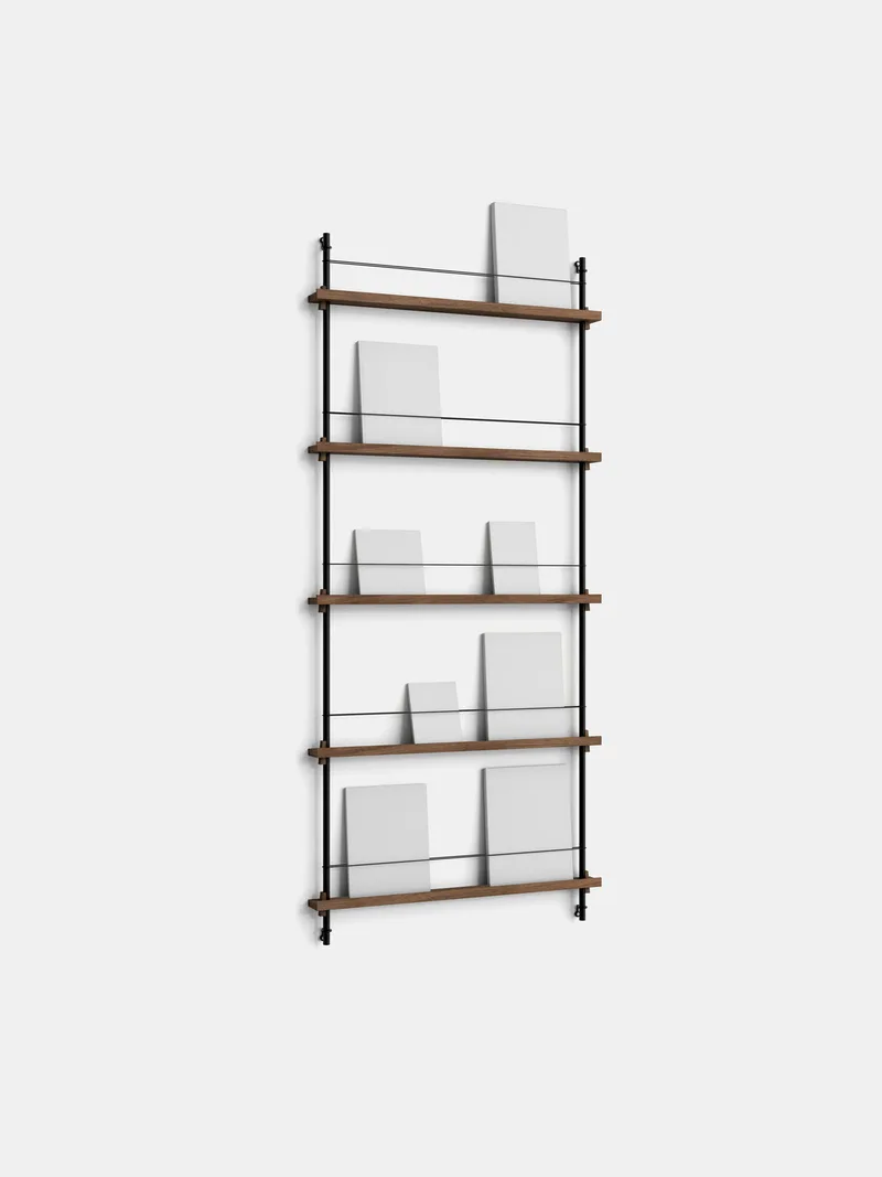 Magazine Shelving – MS.180.1 van MOEBE in Black – productfoto 7 van 10