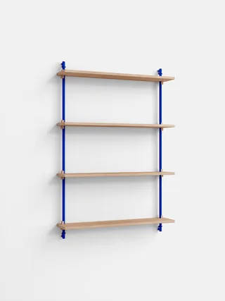 Wall Shelving – ws.115.1 de MOEBE en Oak/Deep-Blue – photo du produit 4 sur 4